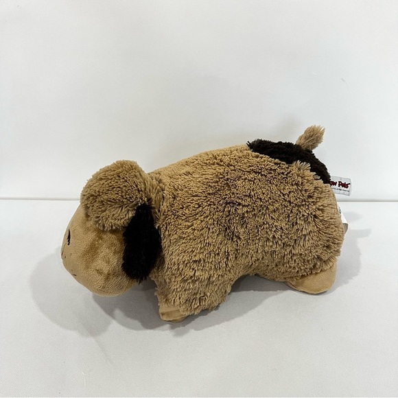 Pillow Pets Snuggly Puppy 18" Stuffed Animal Plush Lovey Brown Soft - Picture 5 of 9